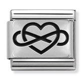 Nomination Composable Classic Link 330102/05 Infinity Heart in 925 Silver